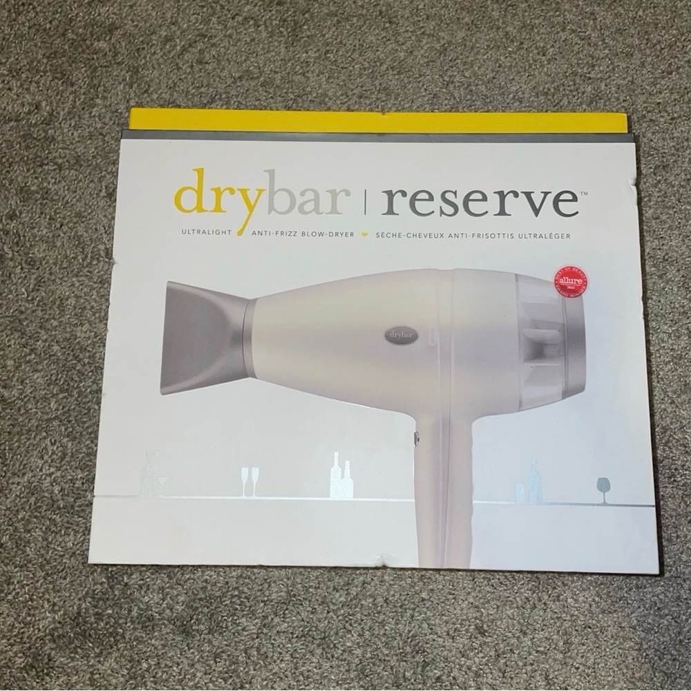 💕 SALE 💕 Drybar Reserve Ultralight Hair Dryer in White and Gray